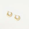 Sale Adeline Gold Mini Dome Hoop Earring Jewelry