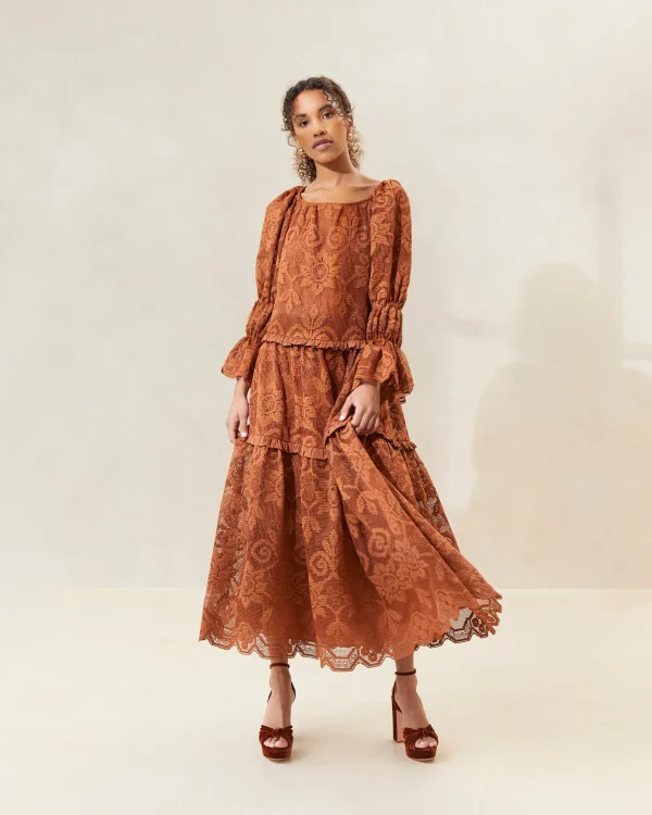 Fashion Antoinette Tiered Lace Dress FOR THE GUESTS | FOR THE BRIDE