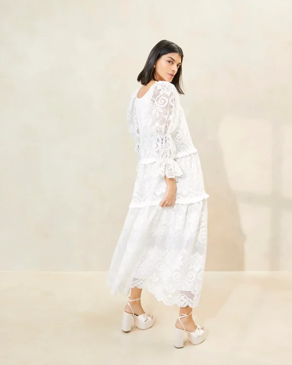 Fashion Antoinette Tiered Lace Dress FOR THE GUESTS | FOR THE BRIDE