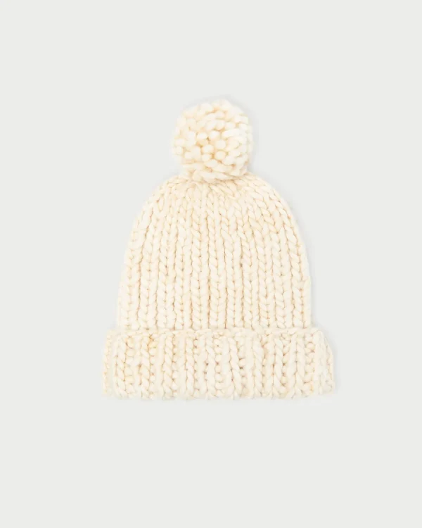 Hot Ava Knit Pompom Hat Accessories