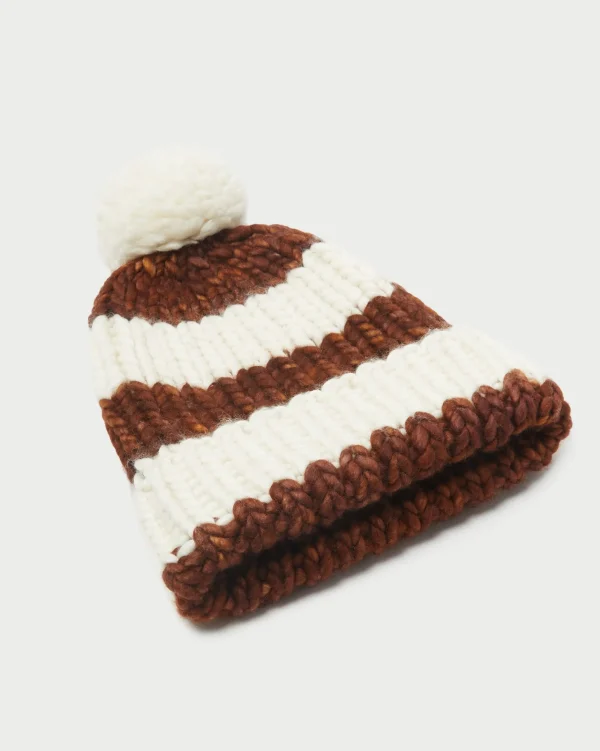 Hot Ava Knit Pompom Hat Accessories