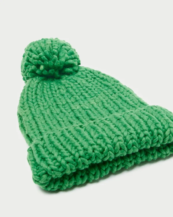 Hot Ava Knit Pompom Hat Accessories