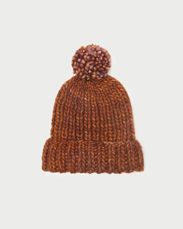 Hot Ava Knit Pompom Hat Accessories