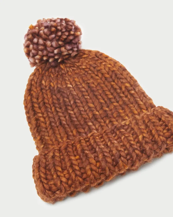 Hot Ava Knit Pompom Hat Accessories