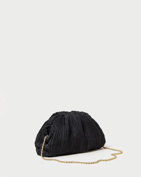 Discount Bailey White Pleated Dome Clutch SOMETHING BLUE | Event Essentials
