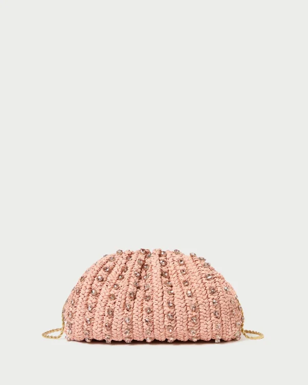 Discount Bailey White Pleated Dome Clutch SOMETHING BLUE | Event Essentials