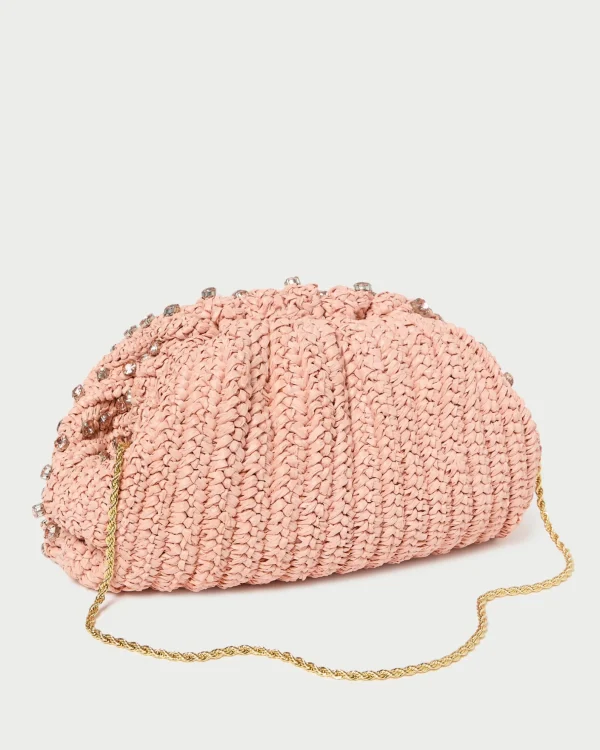 Discount Bailey White Pleated Dome Clutch SOMETHING BLUE | Event Essentials