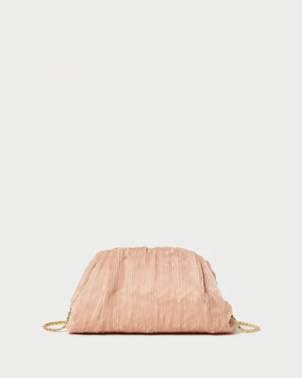 Discount Bailey White Pleated Dome Clutch SOMETHING BLUE | Event Essentials