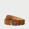 Hot Beckett Cacao Suede Studded Belt Casual Staples | Jessie Loves