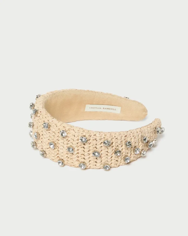 Discount Bellamy Blue Satin Puffy Headband SOMETHING BLUE | Accessories