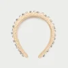 Hot Bellamy Natural/Crystal Puffy Headband Accessories