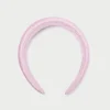 Discount Bellamy Pink Moiré Puffy Headband Accessories