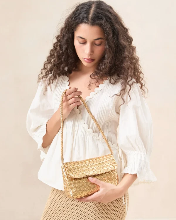 Shop Billie Leather Shoulder Bag Casual Staples | Event Essentials
