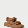 Store Blaise Raffia Platform Sandal Flat Sandals