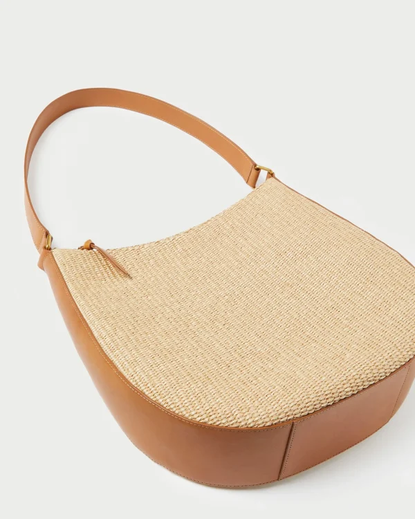 Fashion Bowen Natural Straw Hobo Casual Staples | Totes