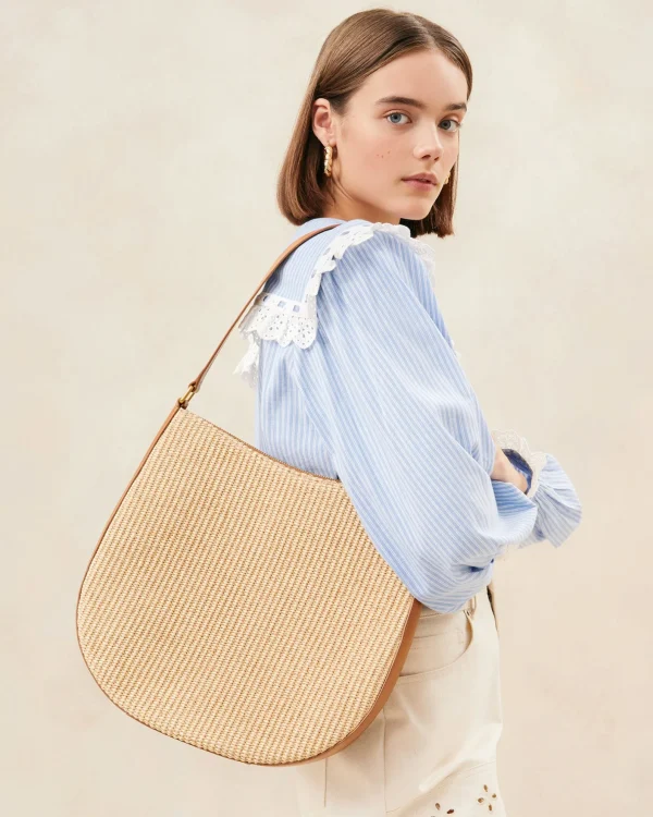 Fashion Bowen Natural Straw Hobo Casual Staples | Totes