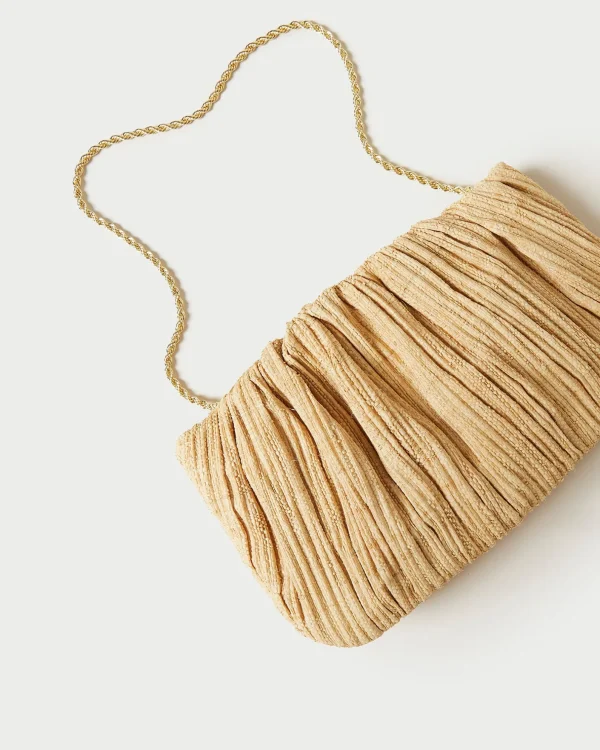 Cheap Brit Flat Pleated Clutch SOMETHING BLUE | FOR THE BRIDE