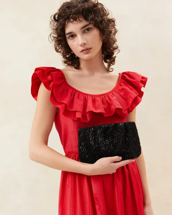 Cheap Brit Flat Pleated Clutch SOMETHING BLUE | FOR THE BRIDE