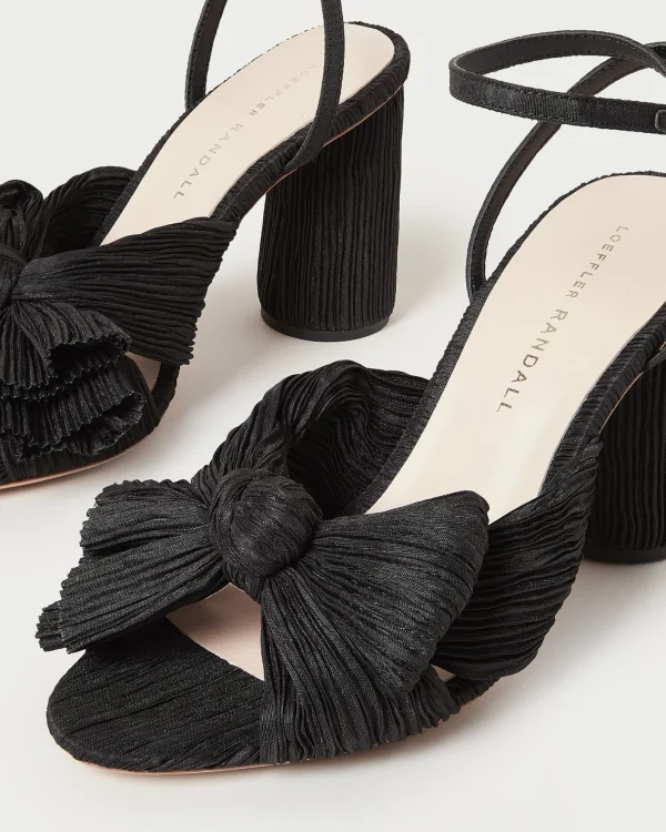 Best Camellia Pleated Bow Heel SOMETHING BLUE | FOR THE BRIDE