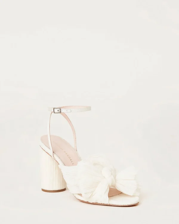 Best Camellia Pleated Bow Heel SOMETHING BLUE | FOR THE BRIDE
