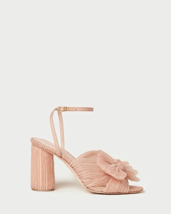 Best Camellia Pleated Bow Heel SOMETHING BLUE | FOR THE BRIDE