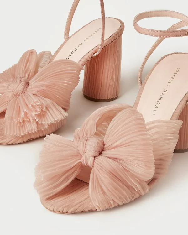 Best Camellia Pleated Bow Heel SOMETHING BLUE | FOR THE BRIDE