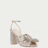 Outlet Camellia Pleated Bow Heel FOR THE GUESTS | FOR THE BRIDE