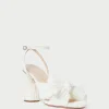 Cheap Camellia White Lace Bow Heel SOMETHING BLUE | FOR THE BRIDE