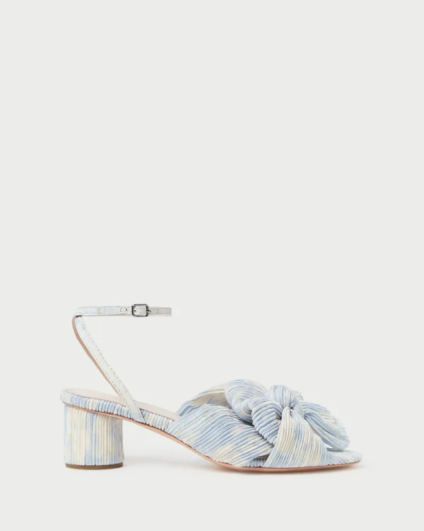 New Dahlia Blue Floral Bow Heel SOMETHING BLUE | FOR THE BRIDE