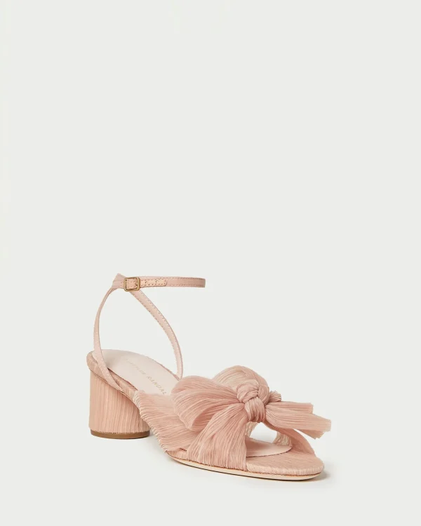 Fashion Dahlia Pleated Bow Heel SOMETHING BLUE | FOR THE BRIDE