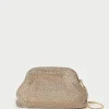 Clearance Doreen Gold Diamanté Frame Pouch Clutches
