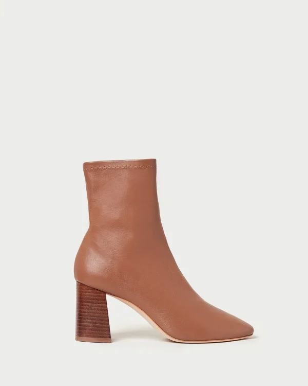 Store Elise Black Stretch Bootie Boots
