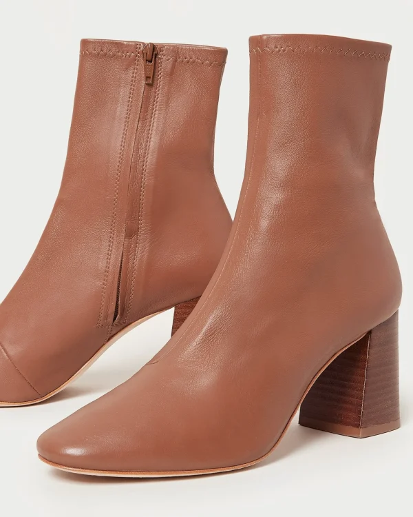 Store Elise Black Stretch Bootie Boots