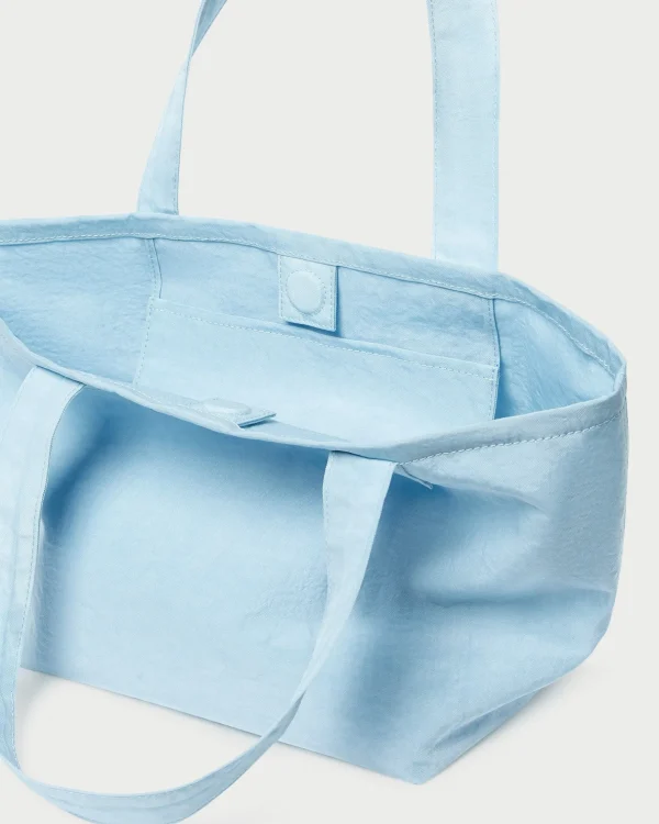 Best Ellis Green Stripe Packable Tote Jessie Loves | Totes