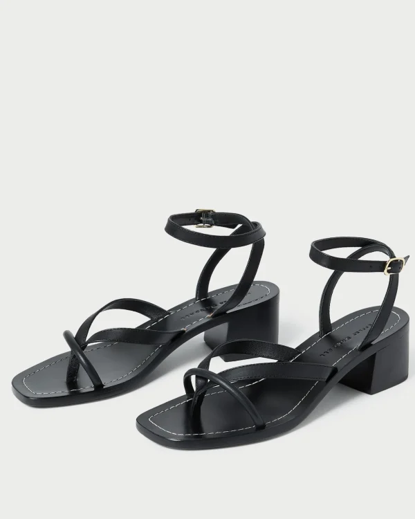 Cheap Eloise Leather Heeled Sandal Casual Staples | Heeled Sandals