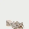 Fashion Emilia Pleated Bow Heel FOR THE BRIDE | Heeled Sandals