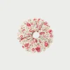 Shop Frankie Red Floral Scallop Scrunchie Accessories