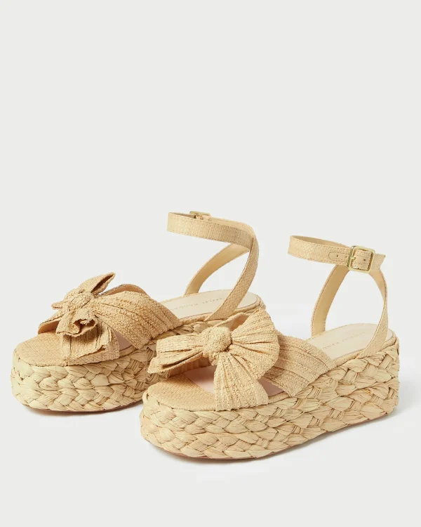 Best Sale Gaby Pleated Bow Espadrille Casual Staples | Event Essentials