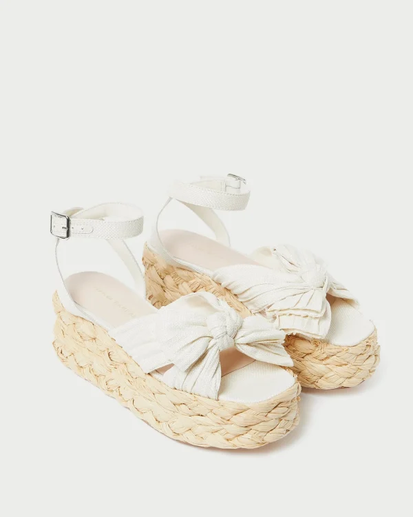 Best Sale Gaby Pleated Bow Espadrille Casual Staples | Event Essentials
