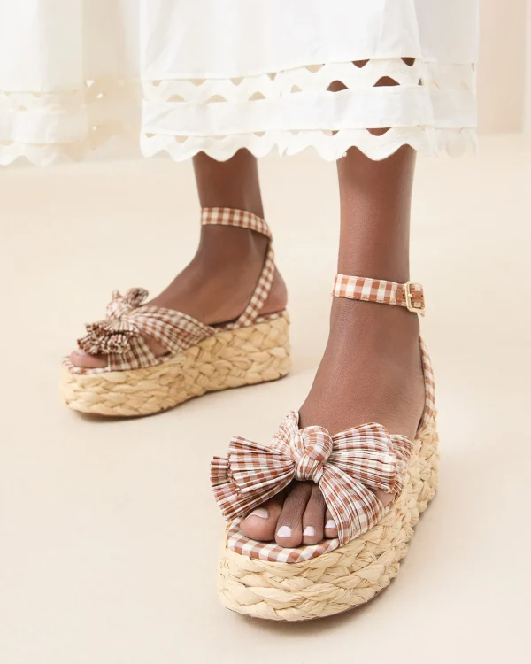 Best Sale Gaby Pleated Bow Espadrille Casual Staples | Event Essentials
