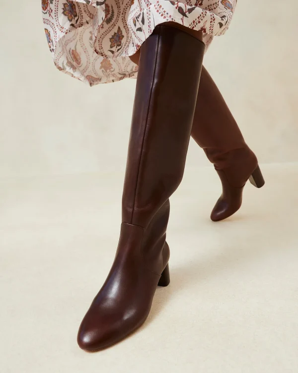 Flash Sale Gia Cognac Tall Boot Boots