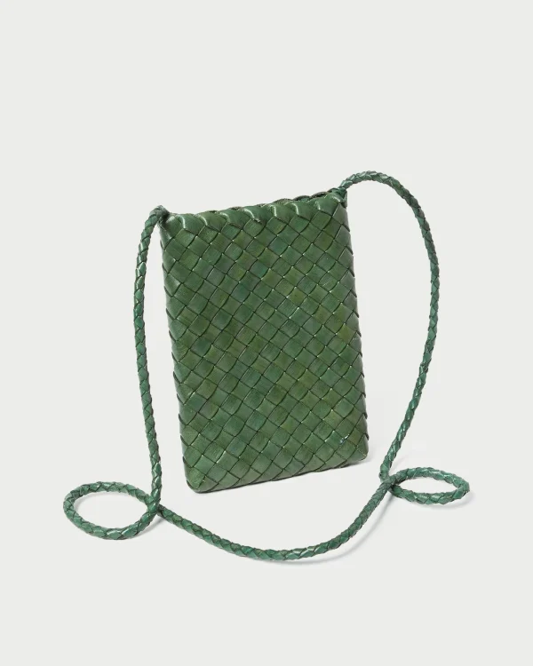 Outlet Grace Emerald Woven Crossbody Jessie Loves | Crossbodies