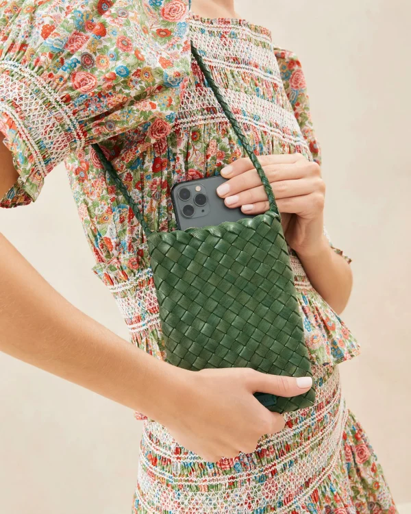 Outlet Grace Emerald Woven Crossbody Jessie Loves | Crossbodies