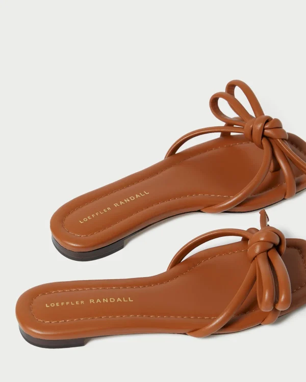 Shop Hadley Leather Bow Sandal SOMETHING BLUE | FOR THE BRIDE