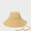 Online Hannah Parchment Nylon Bucket Hat Casual Staples | Vacation Shop