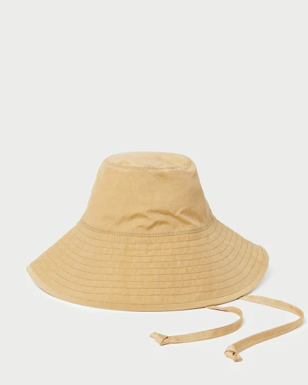 Online Hannah Parchment Nylon Bucket Hat Casual Staples | Vacation Shop