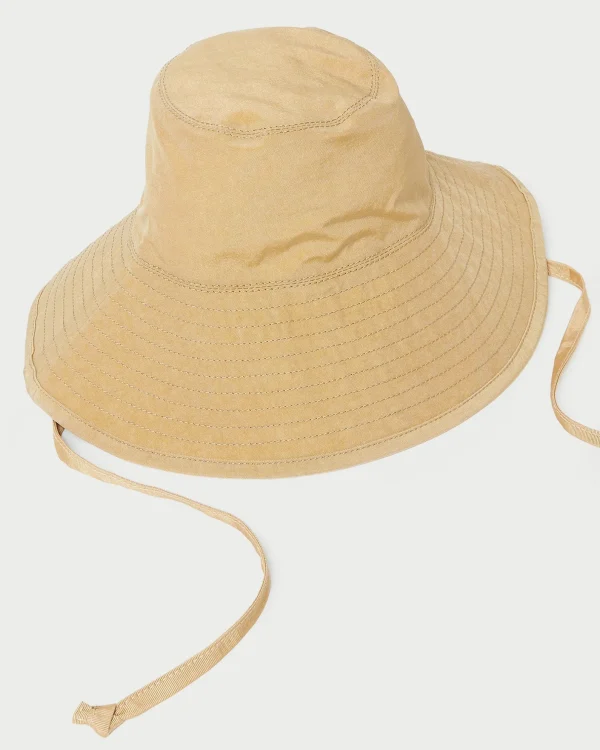 Online Hannah Parchment Nylon Bucket Hat Casual Staples | Vacation Shop