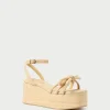New Hudson Natural Raffia Platform Sandal Vacation Shop | Flat Sandals