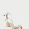 Shop Jackie Mid Heel Sandal FOR THE BRIDE | Event Essentials