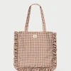 Discount Justine Ruffle Tote Totes